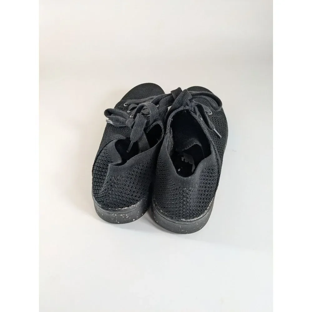 Eileen Fisher Women's Clifton 4 Size 9 Black Mesh Lace Up‎ Fashion Sneakers